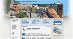 Desktop Screenshot of comune.santicosmaedamiano.lt.it